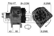 210513 Alternátor OEM ERA