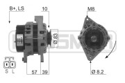 210590 Alternátor OEM ERA