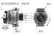 210592 Alternátor OEM ERA