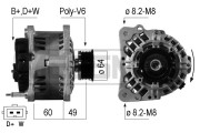 210598 Alternátor OEM ERA