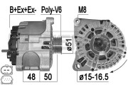 210634 Alternátor OEM ERA