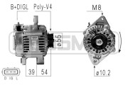 210843 Alternátor OEM ERA