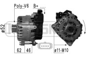 210958 Alternátor OEM ERA