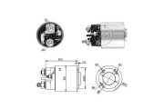 227233 Elektromagnetický spínač pre żtartér ERA