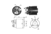 227384 Elektromagnetický spínač pre żtartér ERA