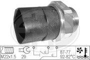 330283 Teplotný spínač ventilátora chladenia ERA