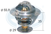 350120 Termostat chladenia OEM ERA