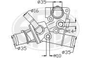 350182 Termostat chladenia OEM ERA