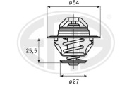 350276 Termostat chladenia OEM ERA