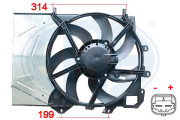 352043 Ventilátor chladenia motora ERA