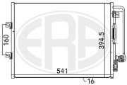 667072 Kondenzátor klimatizácie ERA