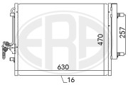 667116 Kondenzátor klimatizácie ERA