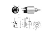 ZM1379 Elektromagnetický spínač pre żtartér ERA