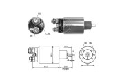 ZM1485 Elektromagnetický spínač pre żtartér ERA