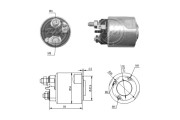 ZM2495 Elektromagnetický spínač pre żtartér ERA