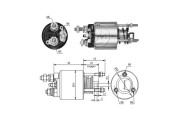 ZM2595 Elektromagnetický spínač pre żtartér ERA