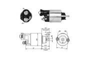 ZM2705 Elektromagnetický spínač pre żtartér ERA