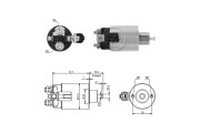 ZM3695 Elektromagnetický spínač pre żtartér ERA