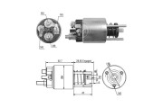 ZM396 Elektromagnetický spínač pre żtartér ERA