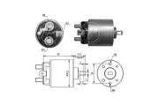 ZM411 Elektromagnetický spínač pre żtartér ERA