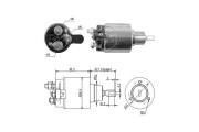 ZM477 Elektromagnetický spínač pre żtartér ERA