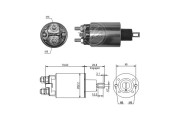 ZM480 Elektromagnetický spínač pre żtartér ERA