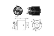 ZM491 Elektromagnetický spínač pre żtartér ERA