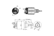 ZM4973 Elektromagnetický spínač pre żtartér ERA