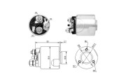 ZM5495 Elektromagnetický spínač pre żtartér ERA