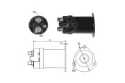 ZM555 Elektromagnetický spínač pre żtartér ERA