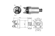 ZM561 Elektromagnetický spínač pre żtartér ERA