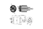 ZM573 Elektromagnetický spínač pre żtartér ERA