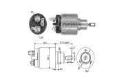 ZM575 Elektromagnetický spínač pre żtartér ERA