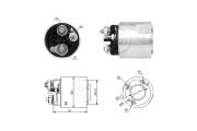 ZM6492 Elektromagnetický spínač pre żtartér ERA