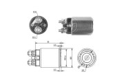 ZM656 Elektromagnetický spínač pre żtartér ERA