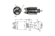 ZM688 Elektromagnetický spínač pre żtartér ERA