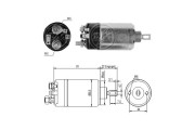 ZM724 Elektromagnetický spínač pre żtartér ERA