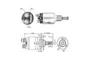 ZM736 Elektromagnetický spínač pre żtartér ERA