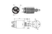 ZM783 Elektromagnetický spínač pre żtartér ERA