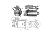 ZM794 Elektromagnetický spínač pre żtartér ERA