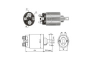 ZM894 Elektromagnetický spínač pre żtartér ERA