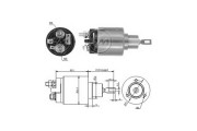 ZM1573C Elektromagnetický spínač pre żtartér ERA