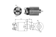 ZM698C Elektromagnetický spínač pre żtartér ERA