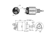 ZM973C Elektromagnetický spínač pre żtartér ERA