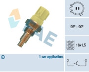 36410 Teplotný spínač ventilátora chladenia FAE