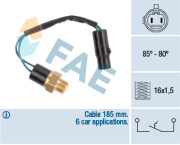 36610 Teplotný spínač ventilátora chladenia FAE