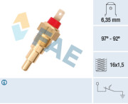 37610 Teplotný spínač ventilátora chladenia FAE