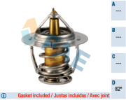 5324282 Termostat chladenia FAE