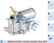 5349887 Termostat chladenia FAE