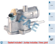 5350092 Termostat chladenia FAE